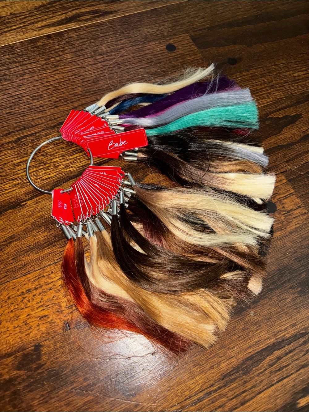 Babe Hair Extensions Color Swatch Ring